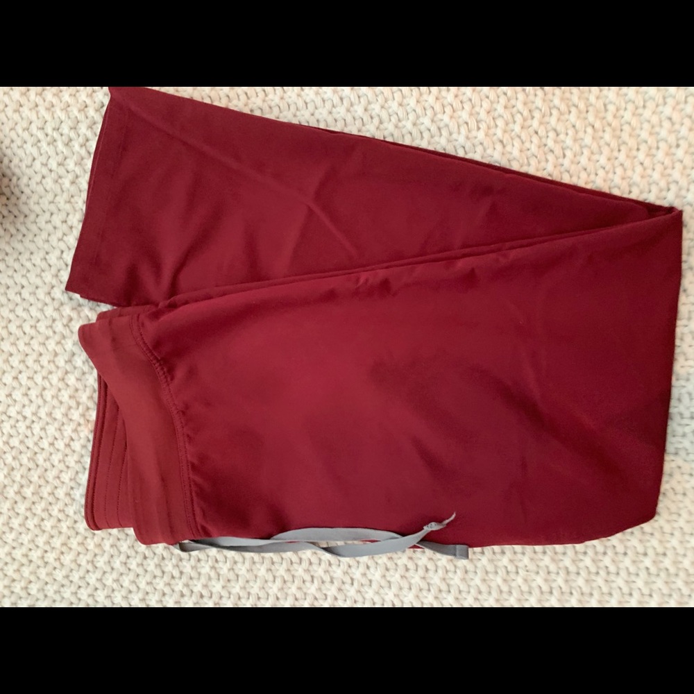 FIGS Burgundy Livingston Pants. Size M/T